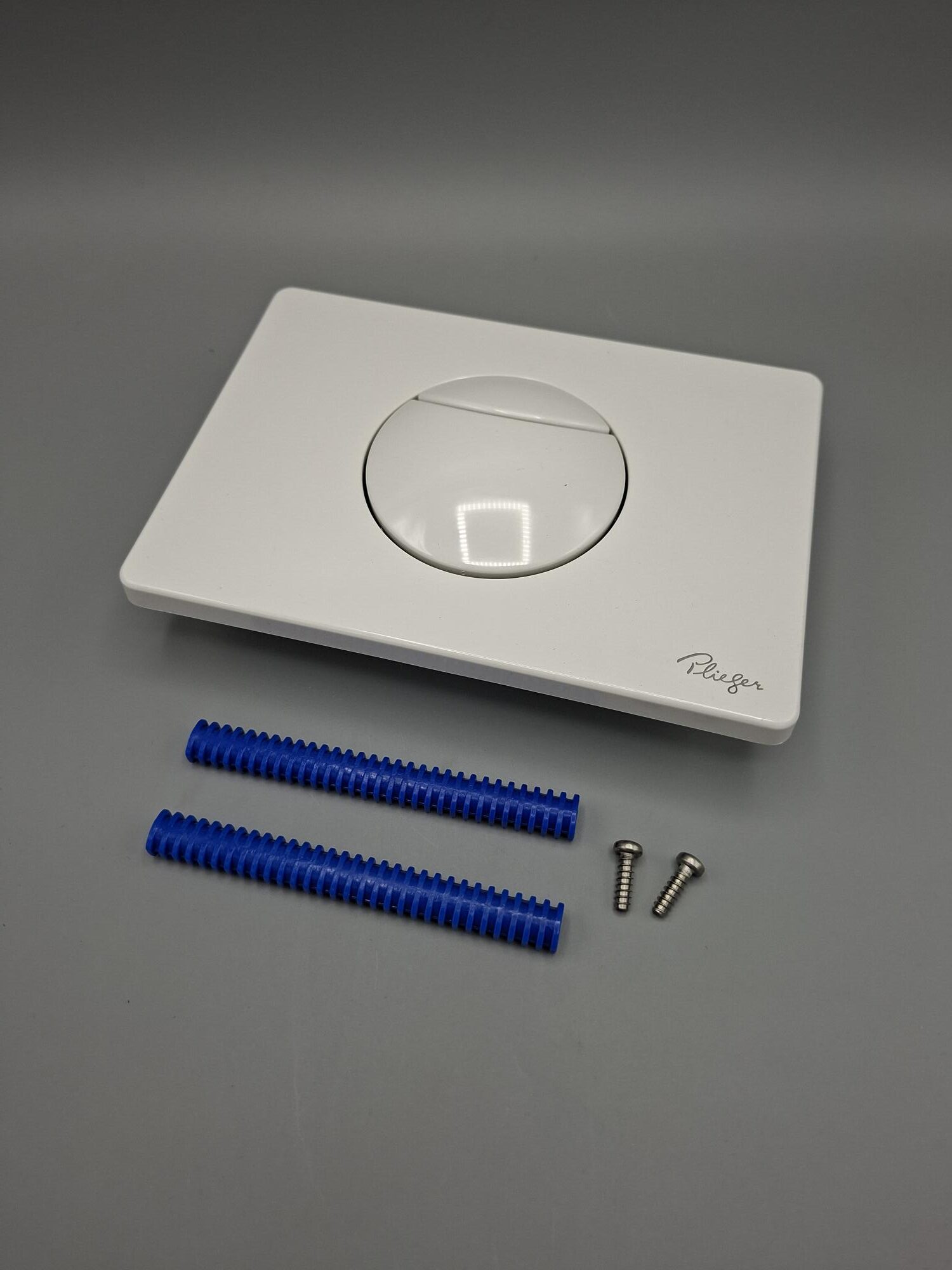 Plieger Donau bedieningspaneel voor frontbediening 2 knops wit