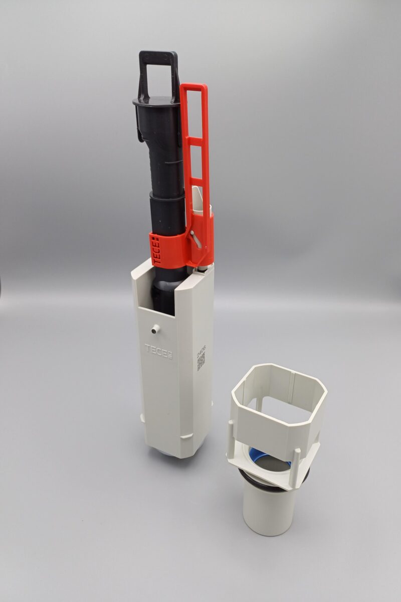TECE Spoelklok bodemventiel incl. ventielzitje tbv 8cm reservoir 9820561