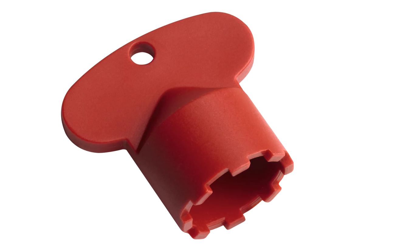 KWC Neopearlsleutel 21 mm, rood voor Maat JR (M21,5 x 1)